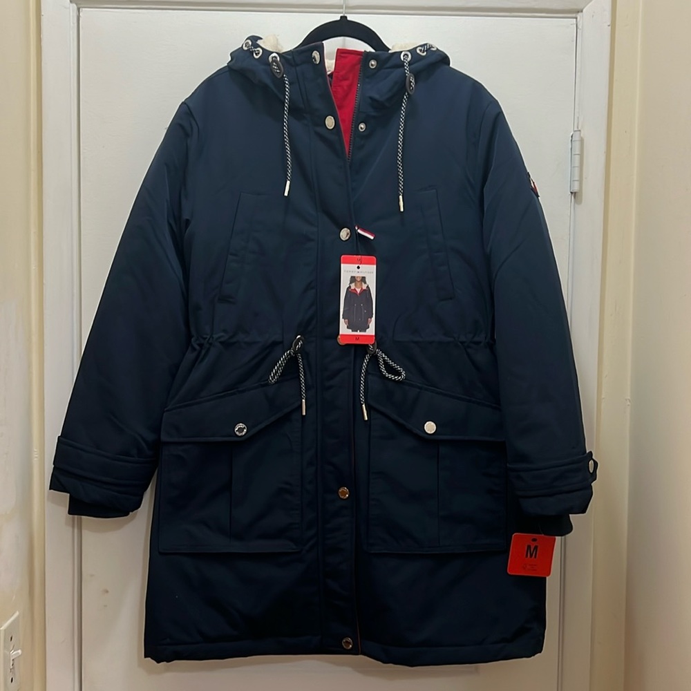 Tommy Hilfiger Ladies Parka Jacket ~ NAVY ( DARK BLUE )